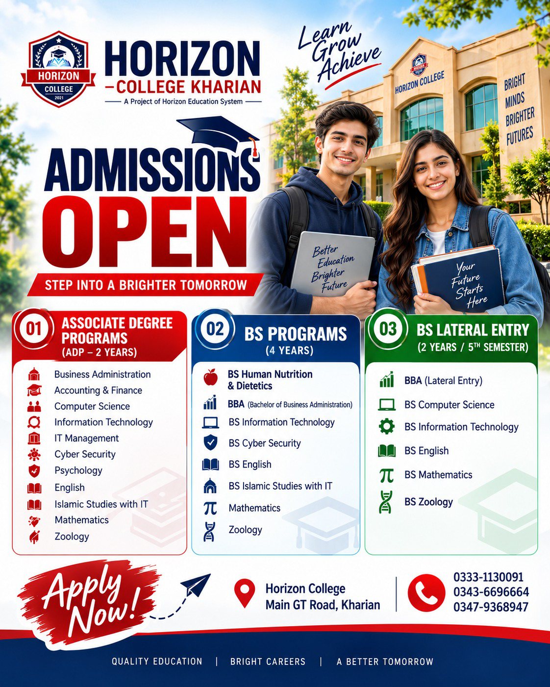 Admissions Open